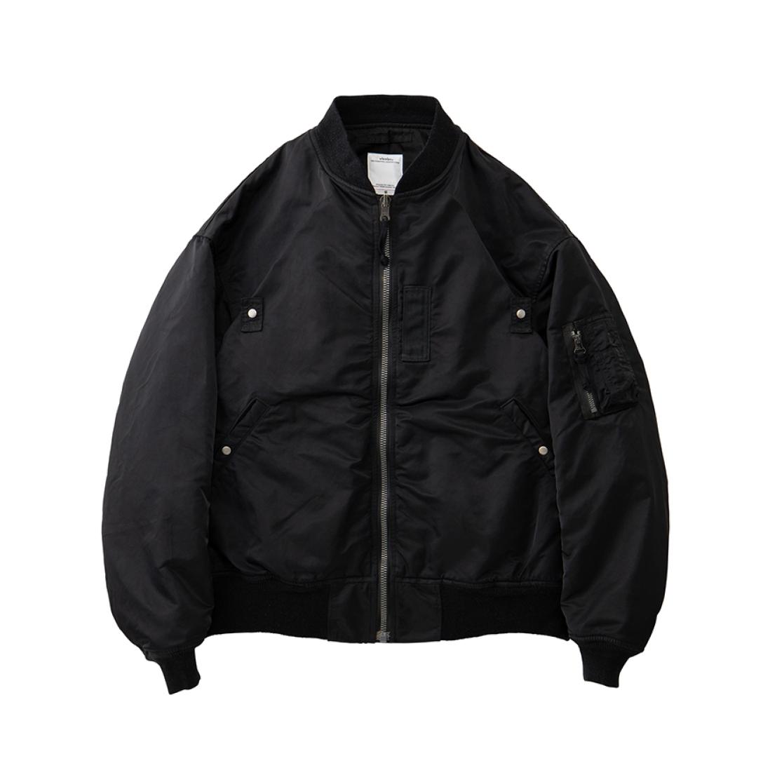 超歓迎 visvim thorson jkt II black サイズ2 フライトジャケット